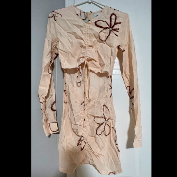 With Jean Hermana Dress | Chalk and Flowers Mini - Picture 4 of 7